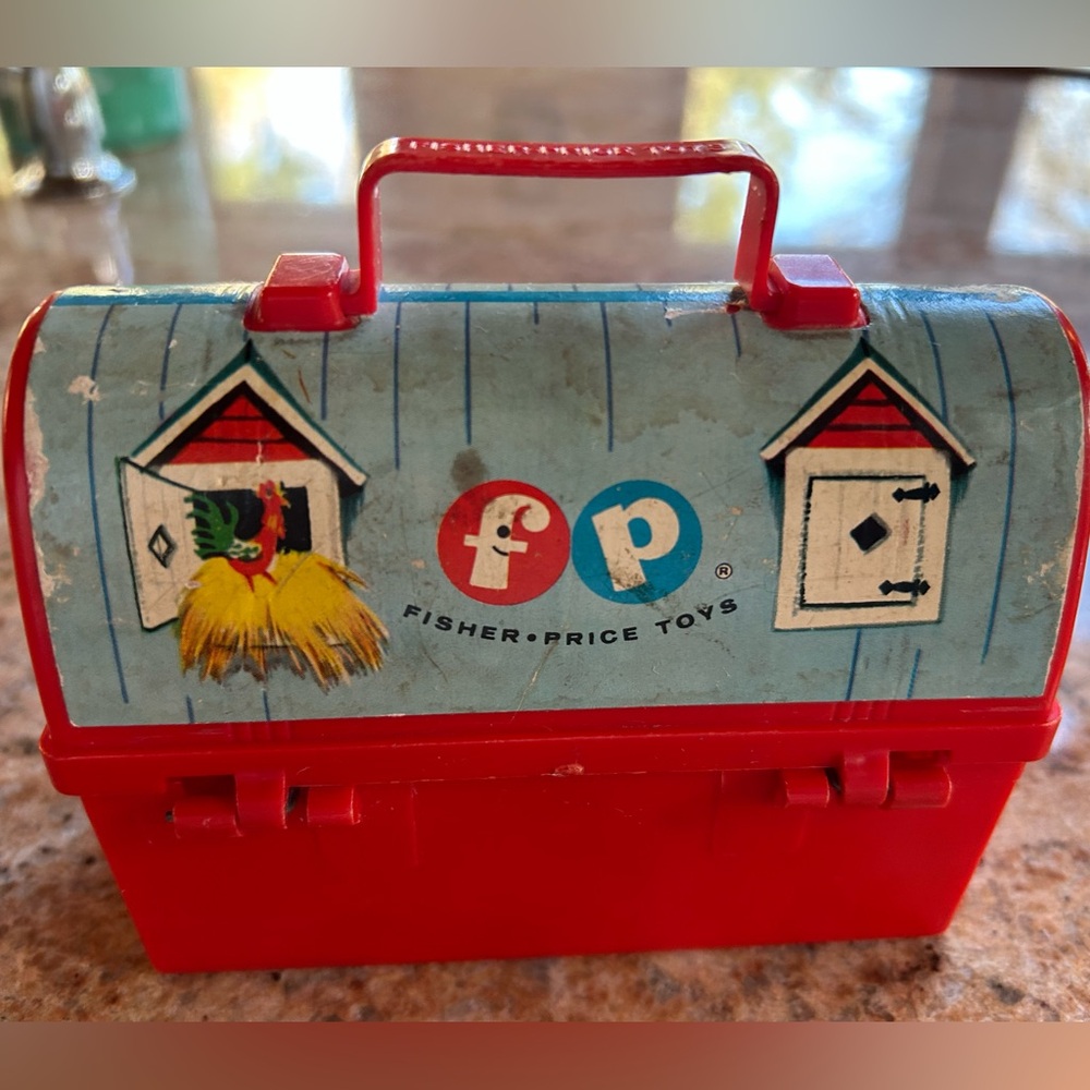 Fisher-Price #549 Mini Barn lunch box. No Thermos. 3x5. - Picture 2 of 5